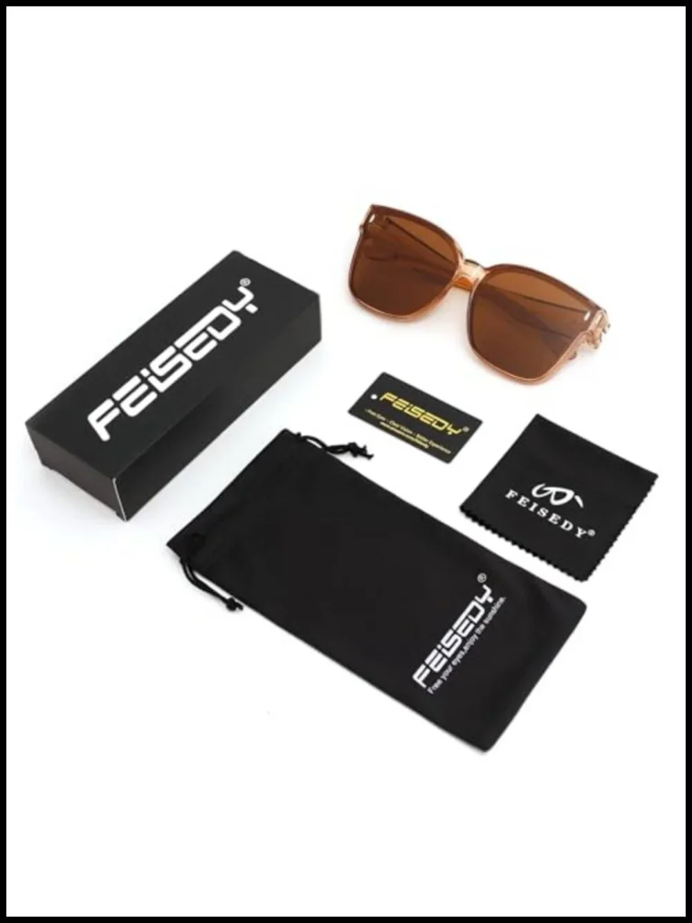 Polarized Fit Over Sunglasses Oversized Square Shades TR90 Frame